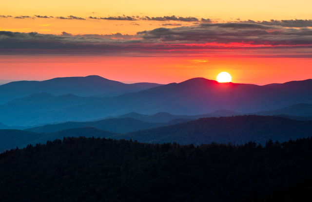 Top 3 Sunset Views In The Smoky Mountains Smoky Mtn River Rat Tubing