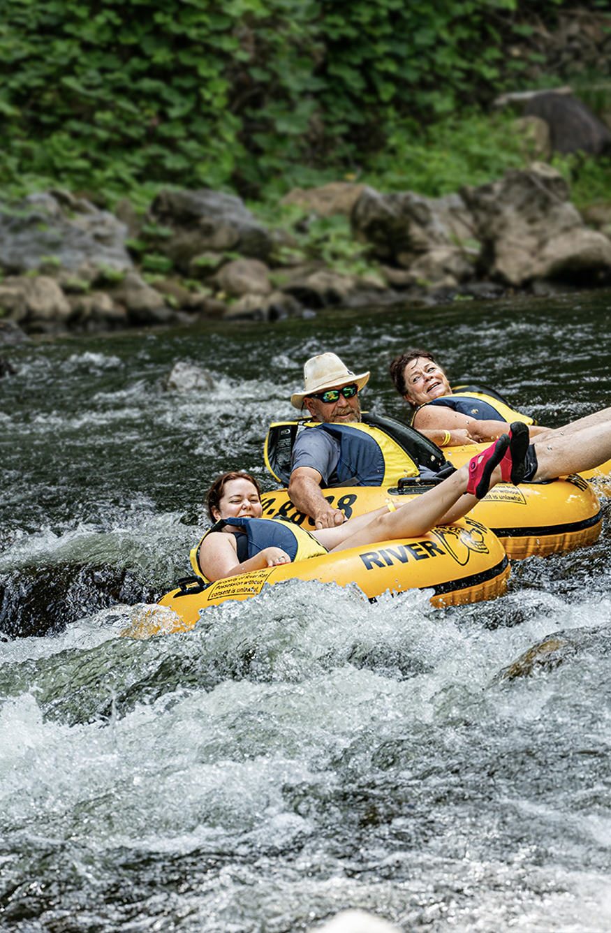 RR _ website photo _ Outpost B listing family river tubing at outpost b in townsend, tn